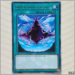 Dimensional Fissure - CRBR-EN030 - Rare 1st Edition Yugioh - Image 1