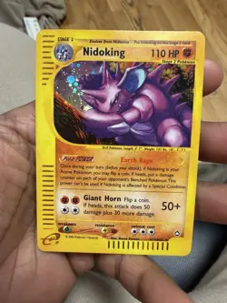 Nidoking - H18/H32 - Pokemon Aquapolis Holo Rare Card - Image 1