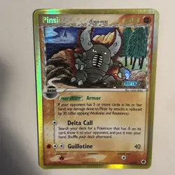 2006 Pokemon PINSIR Ex Dragon Frontiers REVERSE HOLO Misprint ERROR Card 9/101 - Image 3