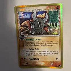 2006 Pokemon PINSIR Ex Dragon Frontiers REVERSE HOLO Misprint ERROR Card 9/101 - Image 4