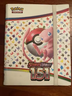 Pokemon Scarlet And Violet 151 Binder W/ Cards - Image 1