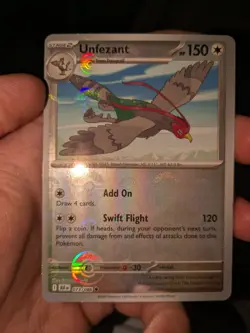 073/086 Unfezant : (Poke Ball Holo) Card : SV-10.5 Black Bolt : Pokemon TCG - Image 1