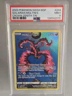 Galarian Moltres SWSH284 SWSH: Sword & Shield Promo Cards Holo - PSA 9 MINT - Image 1