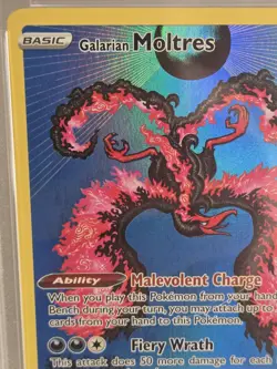 Galarian Moltres SWSH284 SWSH: Sword & Shield Promo Cards Holo - PSA 9 MINT - Image 3