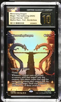 MIRRORWING DRAGON Avatar: The Last Airbender Eternal Foil CGC Pristine 10 MTG - Image 1