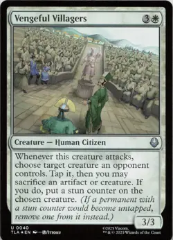 Vengeful Villagers - FOIL - U Avatar: The Last Airbender 40 - MTG - Image 1