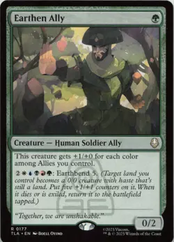 Earthen Ally R Avatar: The Last Airbender 177 NM MTG - Image 1