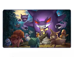 Gengar Board Game Pokemon Playmat Games Mousepad Play Mat of TCG - Image 1