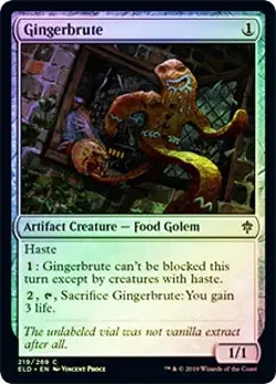 Gingerbrute FOIL Throne of Eldraine PLD Artifact Common MAGIC MTG CARD ABUGames - Image 1