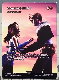 MTG Magic Final Fantasy A Promise Fulfilled - Light Up the Stage SHOWCASE - Image 1