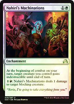 Nahiri's Machinations FOIL Shadows over Innistrad PLD Uncommon CARD ABUGames - Image 1
