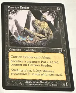 Magic the Gathering MTG Scourge CARRION FEEDER - Image 3