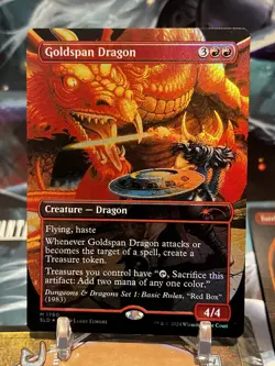 MTG | Goldspan Dragon [Secret Lair DND]✨FOIL✨ - Image 1