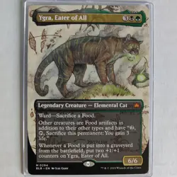 Ygra, Eater of All - Borderless - NM - Bloomburrow BLB - MTG - Image 1