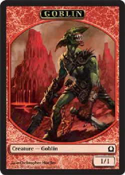 GOBLIN TOKEN X4 4 4X Return to Ravnica MTG Magic the Gathering Cards DJMagic - Image 1