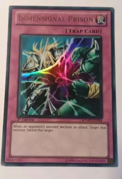 Dimensional Prison RYMP-EN084 Ultra Rare Ra Yellow Mega Pack 1st Ed Light Play - Image 1