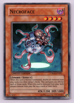 Necroface -CRMS-ENSE1 - Super Rare - Limited Edition - Yugioh - Image 1