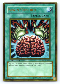 Brain Control - GLD1-EN033 - Gold Rare - Limited Edition - Yugioh - Image 1