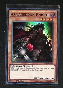 Armageddon Knight - THSF-EN035 - Super Rare - 1st Edition - Yugioh - Image 1
