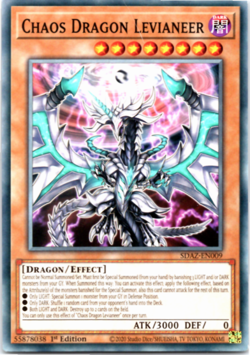 Chaos Dragon Levianeer - SDAZ-EN009 - Common - 1st Edition Yugioh - Image 1