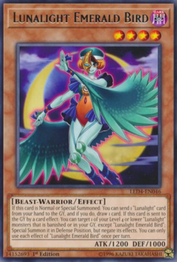 1X LP Lunalight Emerald Bird - LED4-EN046 - Rare 1st Edition - Image 1