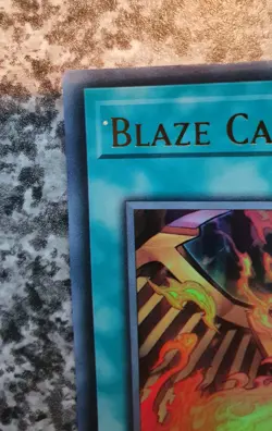 Yugioh Misprint Blaze Cannon LED7-EN005 Ultra Rare 1st Edition MINT - Image 2