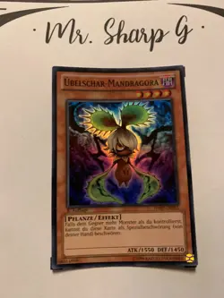 UBELSCHAR-MANDRAGORA - 1. AUFLAGE HA07-DE015 DEUTSCH Yu Gi Oh! CARD SUPER RARE - Image 4