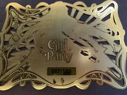 Goddess Story Gold METAL Card - Random Serial Number #/100! Anime Bikini Albedo - Image 4