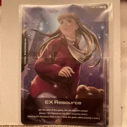 Gundam Card Game Relena EX Resource EXRP-001 FOIL Promotional Card Sealed - Image 1