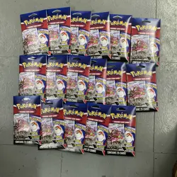 LOT 17x Pokemon TCG Mystery Pack w/ 1 Foil Guaranteed 2024 NEW 425 CARDS - Image 2