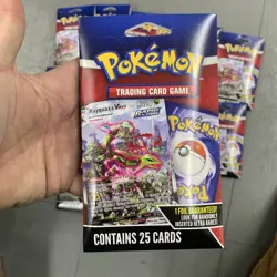 LOT 17x Pokemon TCG Mystery Pack w/ 1 Foil Guaranteed 2024 NEW 425 CARDS - Image 3
