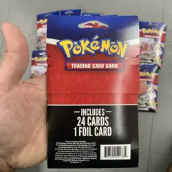 LOT 17x Pokemon TCG Mystery Pack w/ 1 Foil Guaranteed 2024 NEW 425 CARDS - Image 5