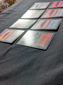 MAGIC THE GATHERING LIMITED EDITION BETA LOT of 8 lands - Image 4