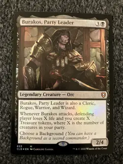 Magic MTG - Burakos, Party Leader Foil - Battle for Baldur's Gate - Image 1