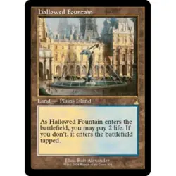 Hallowed Fountain (retro Frame) M/NM Magic: The Gathering MTG Ravnica Remastered - Image 1