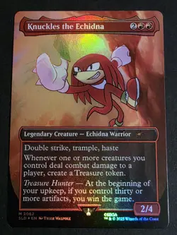 Knuckles the Echidna (Rainbow Foil) Secret Lair Drop Foil - Image 1