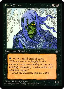 X 1 Hoar Shade NM-M Ice Age MTG Magic The Gathering - Image 1