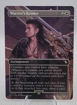 Warrior's Resolve (Borderless) Commander: Final Fantasy Regular - Image 1