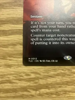 Magic The Gathering Avatar - Force of Negation - (Borderless) 013 NM/M - Image 5