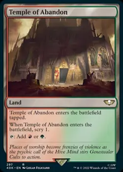 Temple of Abandon - Universes Beyond: Warhammer 40,000 #297 MTG Magic The Gather - Image 1