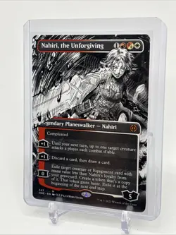 MTG - Nahiri, the Unforgiving (Borderless) - Phyrexia: All Will Be One Reg - NM+ - Image 3