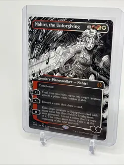 MTG - Nahiri, the Unforgiving (Borderless) - Phyrexia: All Will Be One Reg - NM+ - Image 4