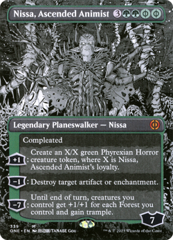 Nissa, Ascended Animist - 339 - Phyrexia: All Will Be One- Near Mint - MTG - Image 1