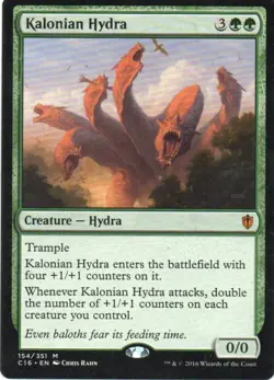 MTG: Commander 2016: Kalonian Hydra: Lightly Played Condition - Image 1