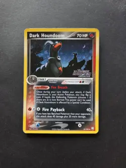 Pokemon TCG Dark Houndoom 37/109 Team Rocket Returns Reverse Holo Uncommon - Image 1