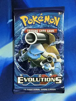 Pokemon XY Booster Pack Lot X2 Breakpoint Greninja XY Evolutions Blastoise Nm M - Image 2