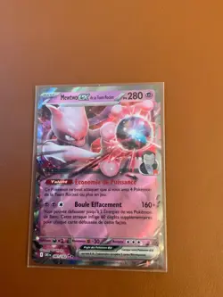 Cartes Pokemon lot de 2 cartes ex EV10 ex de la team rocket NEAR MINT FULL ART - Image 3