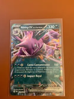 Cartes Pokemon lot de 2 cartes ex EV10 ex de la team rocket NEAR MINT FULL ART - Image 4