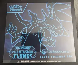 Phantasmal Flames Pokemon Center Elite Trainer Box Sealed - Image 1
