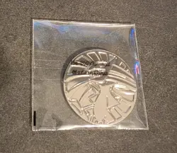 POKEMON ARCEUS VSTAR SILVER METAL COIN ARCEUS GAMESTOP EXCLUSIVE (Sealed) - Image 1